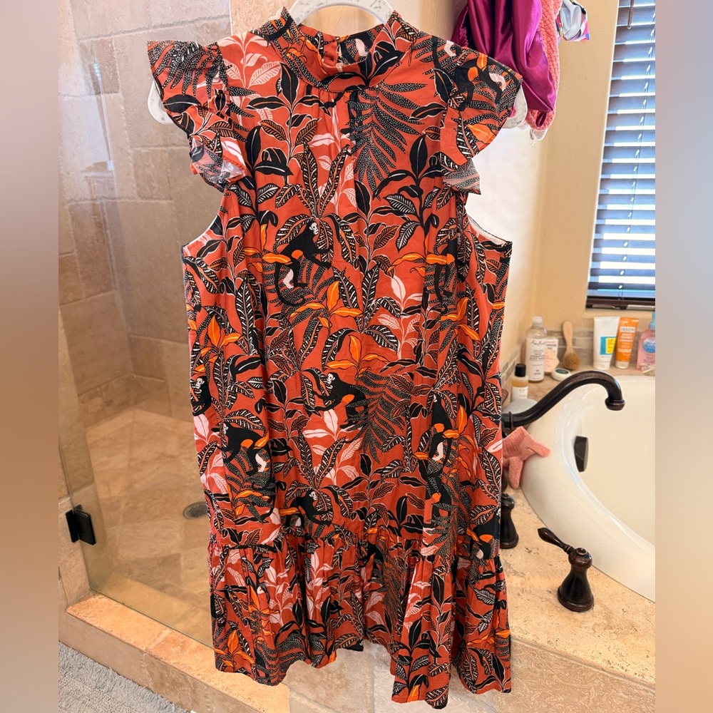 Corey Lynn Calter Roanne Ruffle Tier Mini Dress Women's S